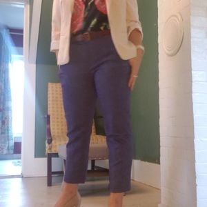 Banana Republic Avery cropped trousers - purple